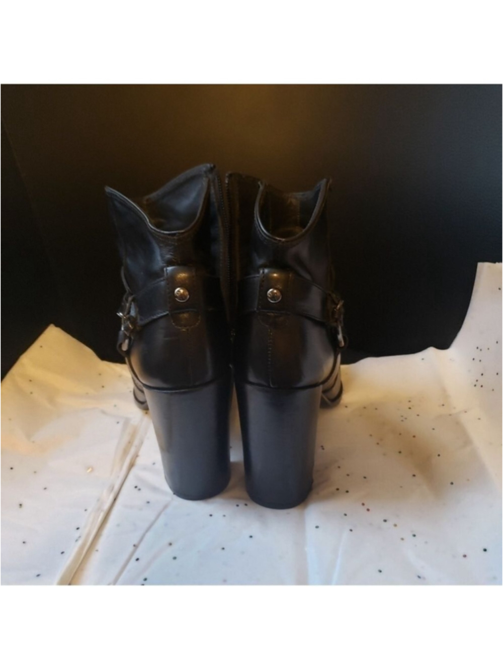 HP. Stuart Weitzman Leather Bootie - Picture 6 of 16